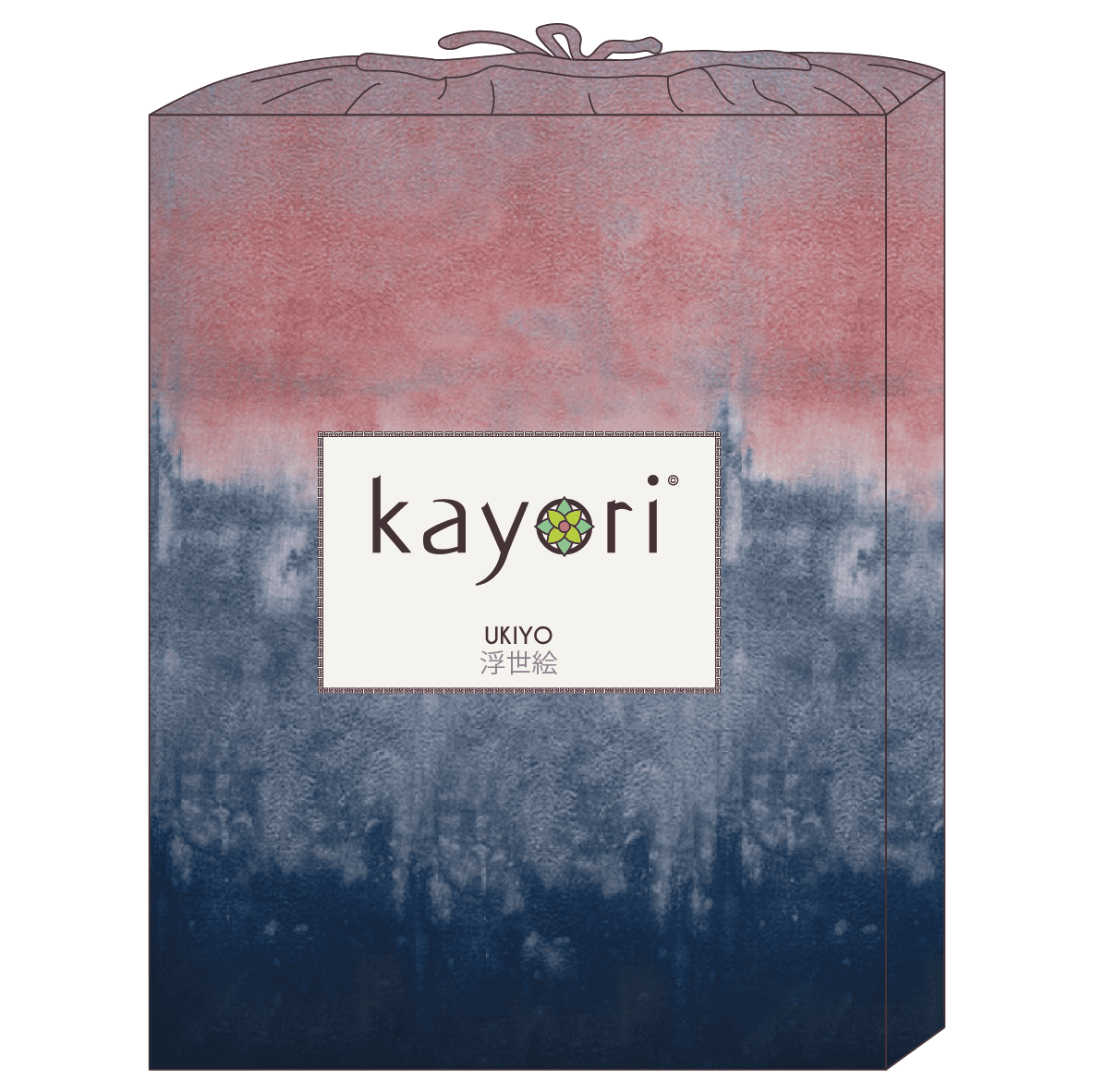 Kayori dekbedovertrek Akune Rood/Blauw