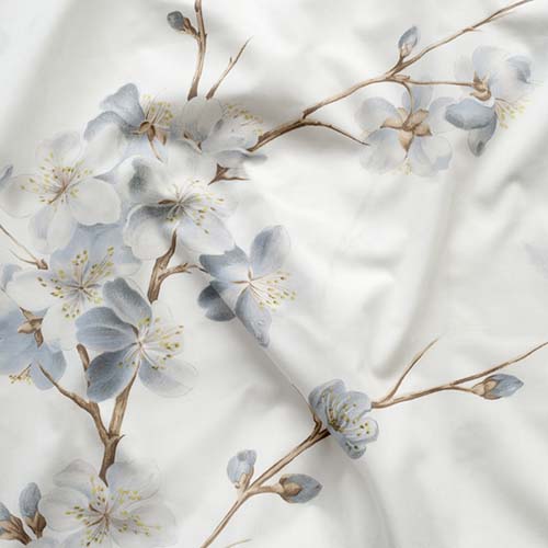 Dommelin dekbedovertrek flora blauw