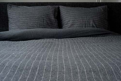 Dommelin dekbedovertrek heather antraciet