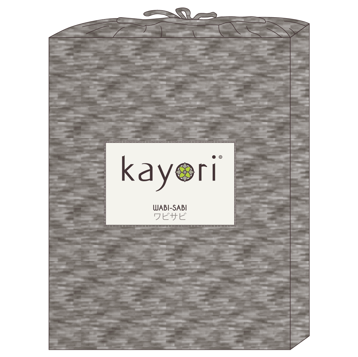 Kayori dekbedovertrek Ashai Naturel - Afbeelding 2