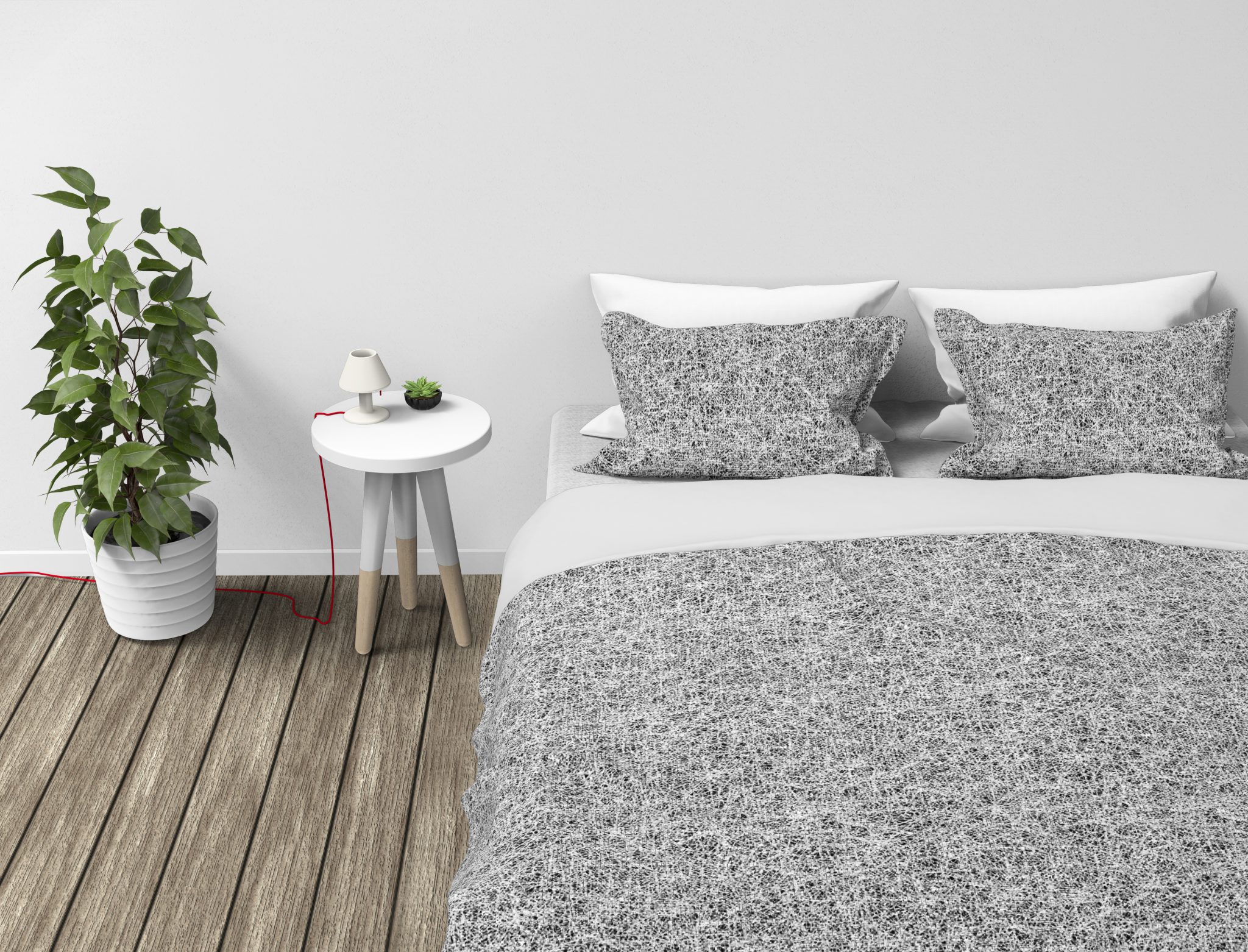 Kayori dekbedovertrek Kiayo Zilvergrijs - Afbeelding 2