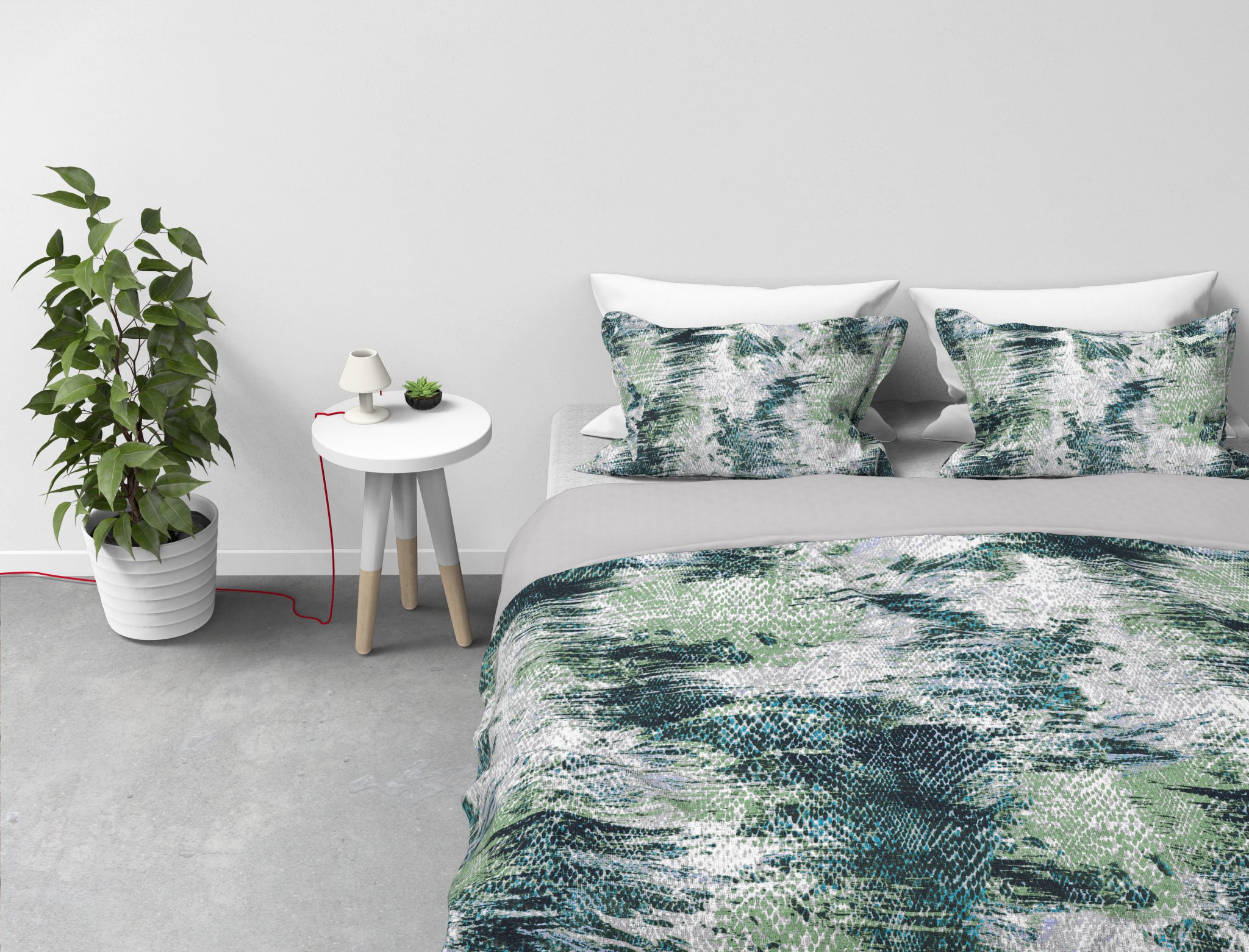 Kayori dekbedovertrek Miyagi Groen - Afbeelding 2