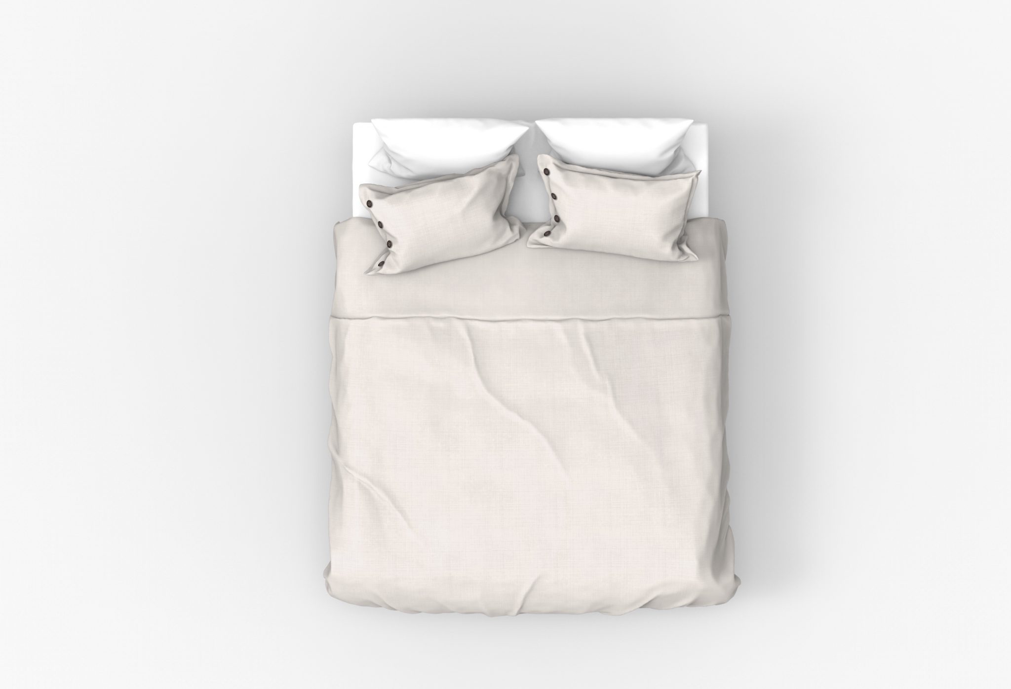 Kayori dekbedovertrek Nikko Ecru - Afbeelding 5