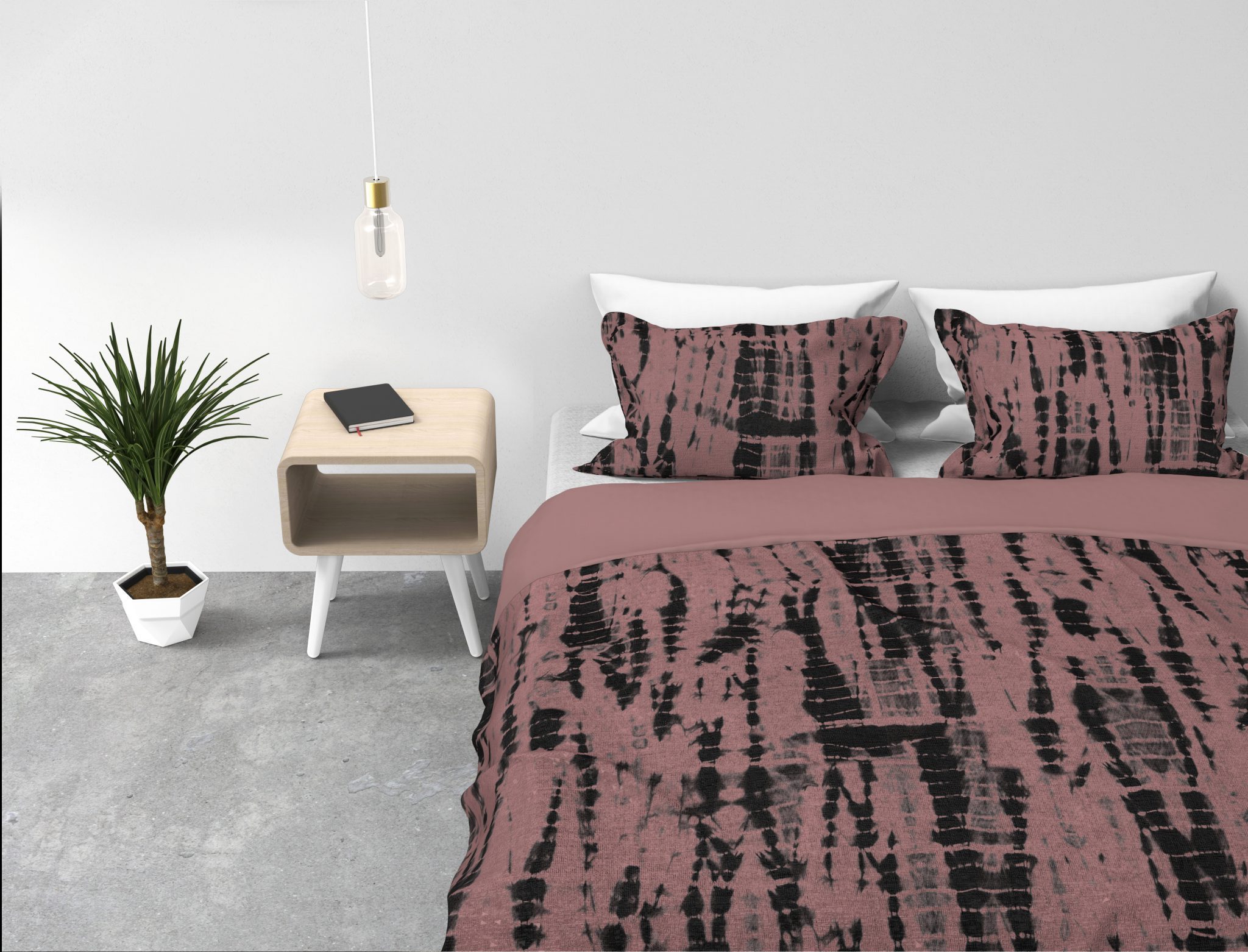 Kayori dekbedovertrek Sai Mauve - Afbeelding 2