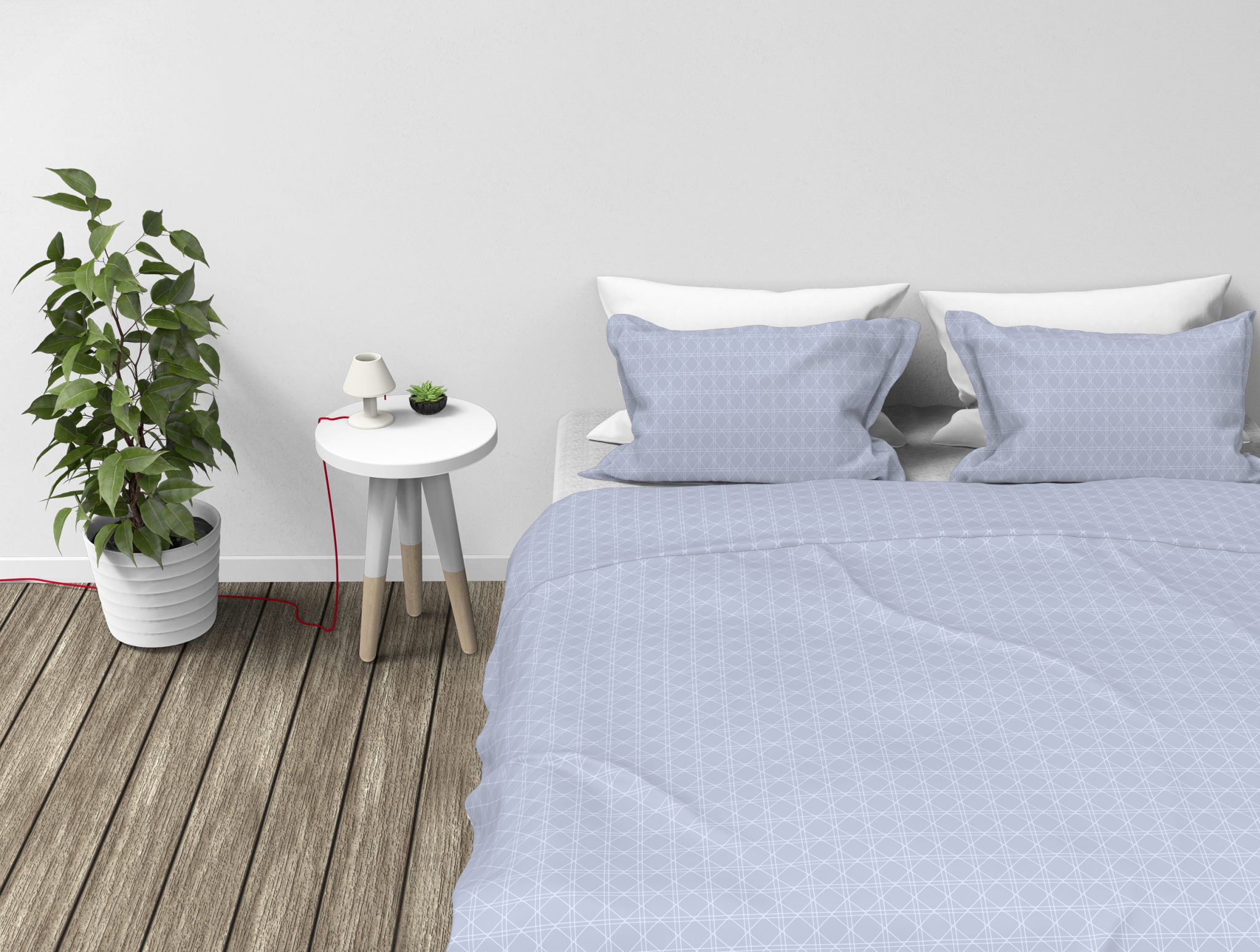 Kayori dekbedovertrek Shizu Lichtblauw - Afbeelding 3