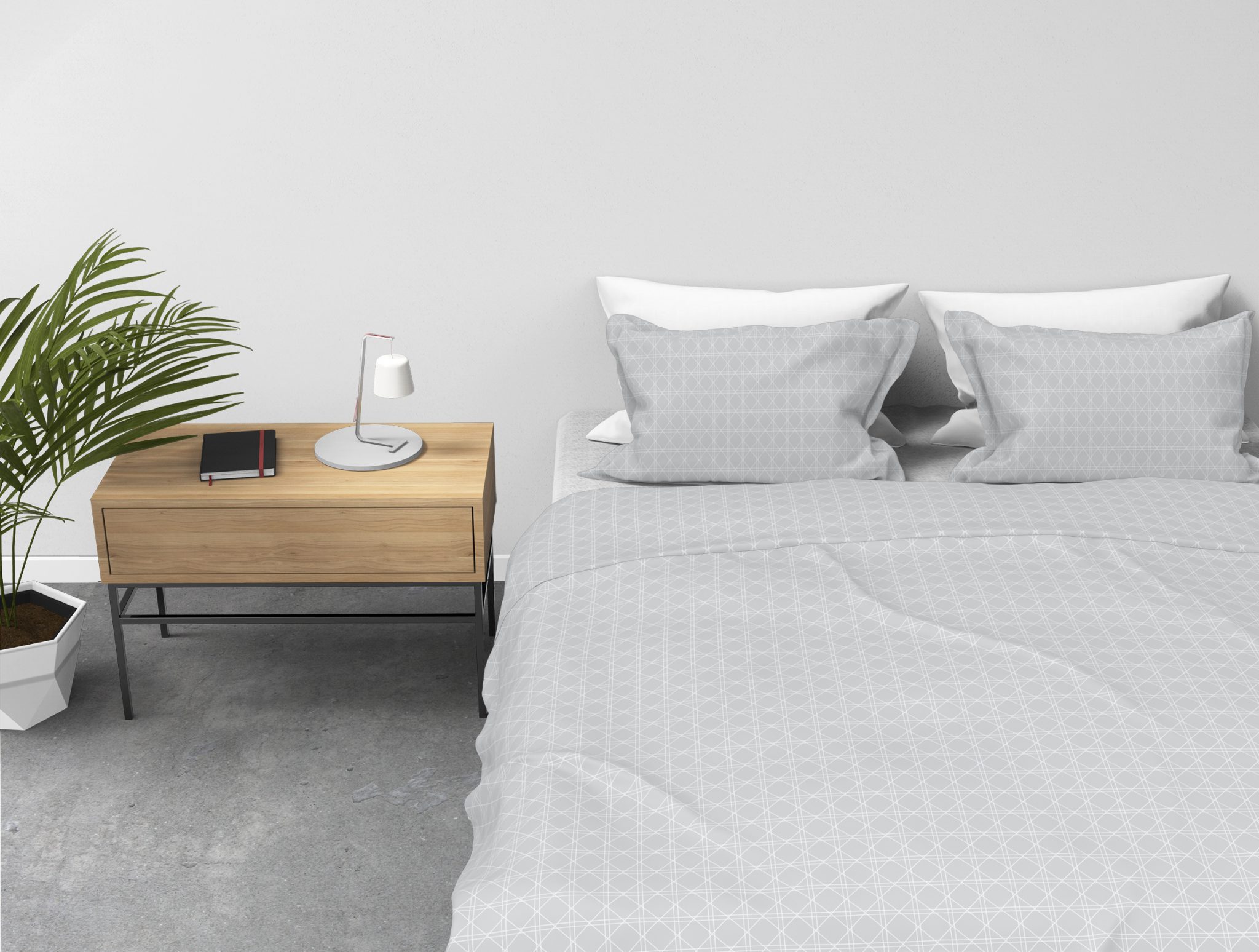 Kayori dekbedovertrek Shizu Zilvergrijs - Afbeelding 3