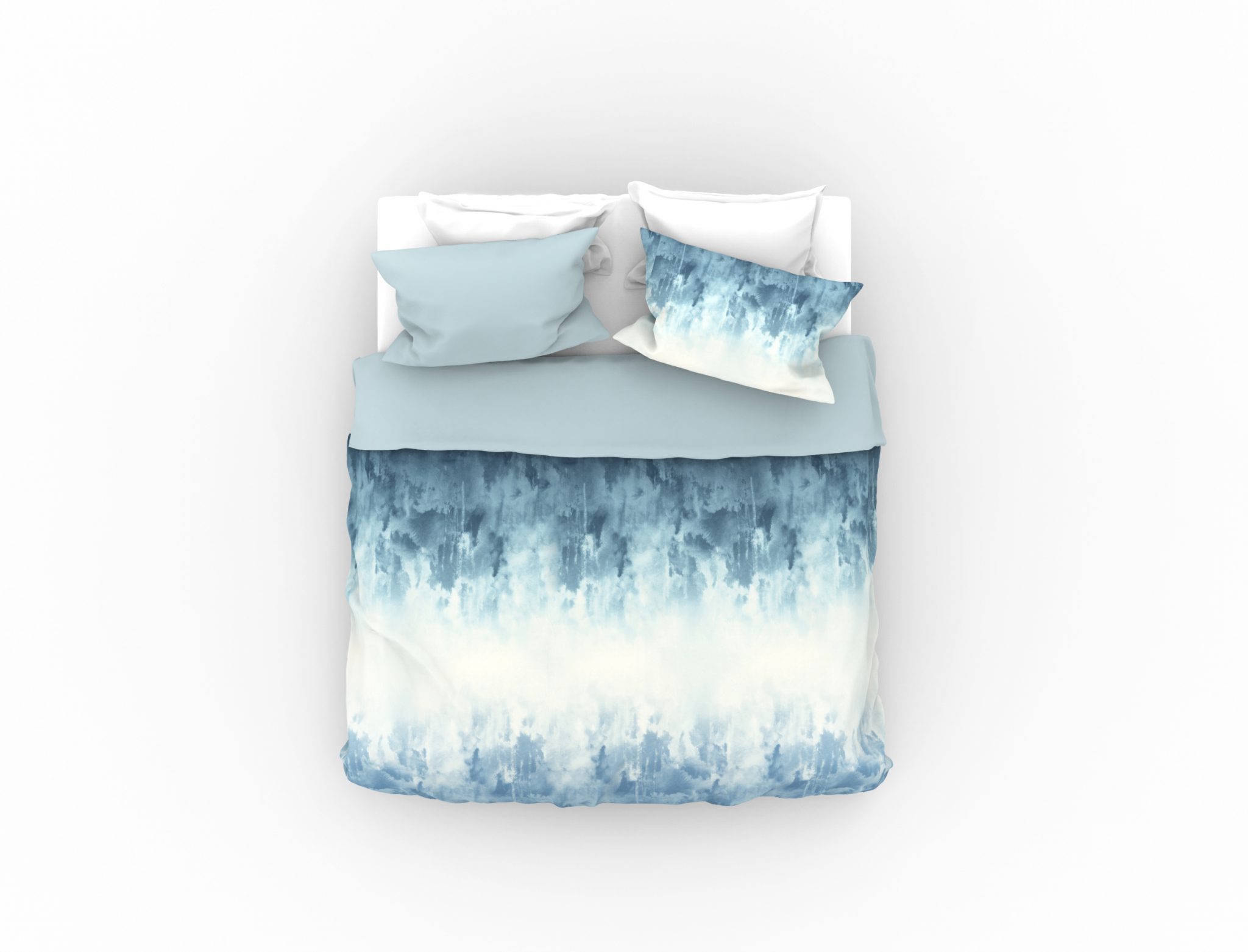 Kayori dekbedovertrek Aozora Blauw - Afbeelding 3