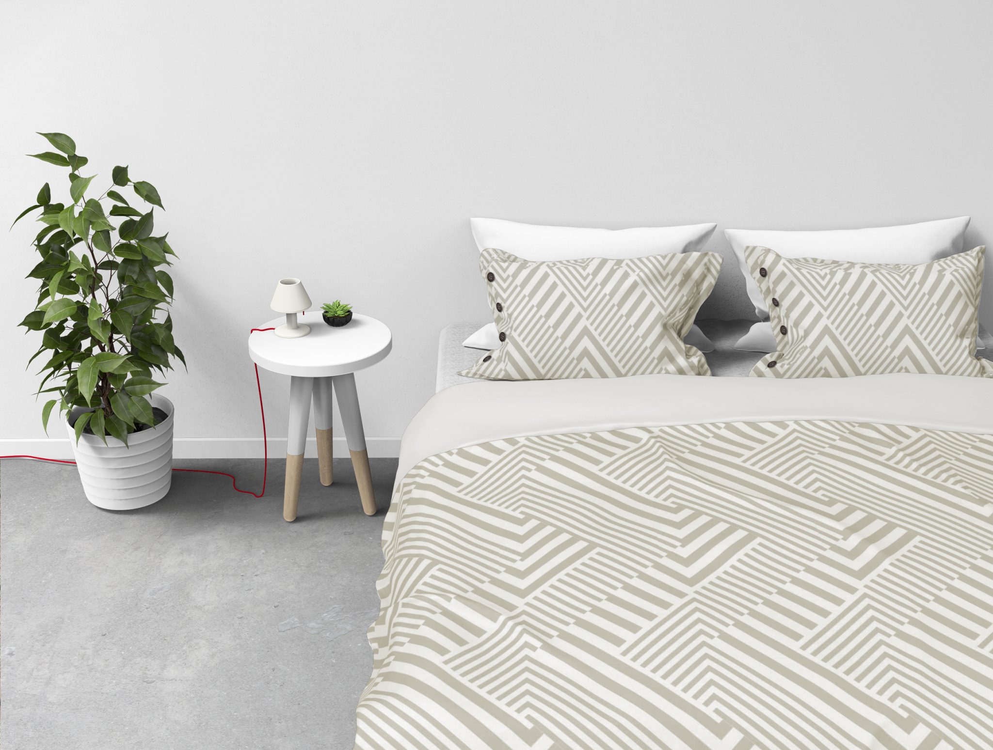 Kayori dekbedovertrek Ishigaki Naturel - Afbeelding 2