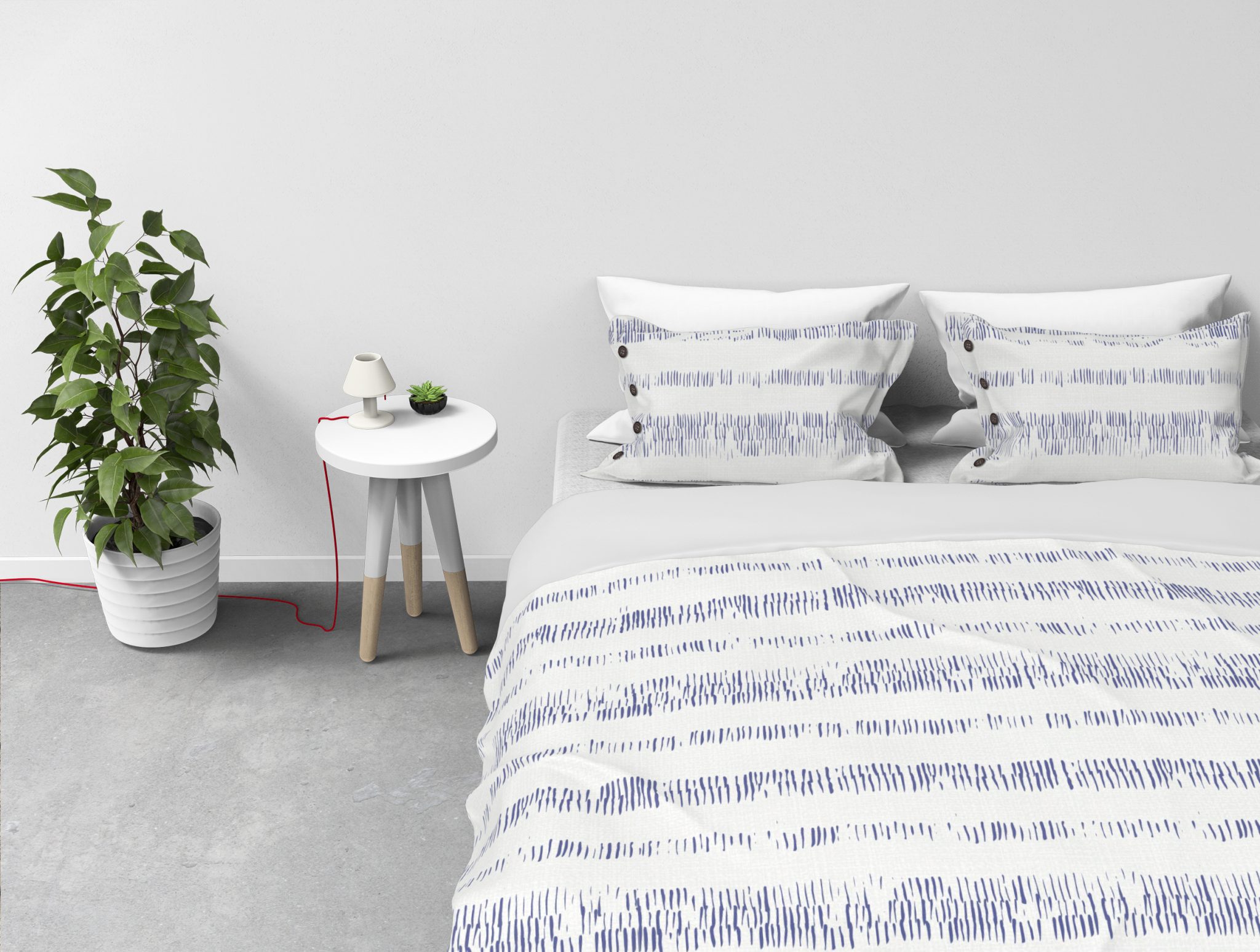 Kayori dekbedovertrek Tara Blauw - Afbeelding 2