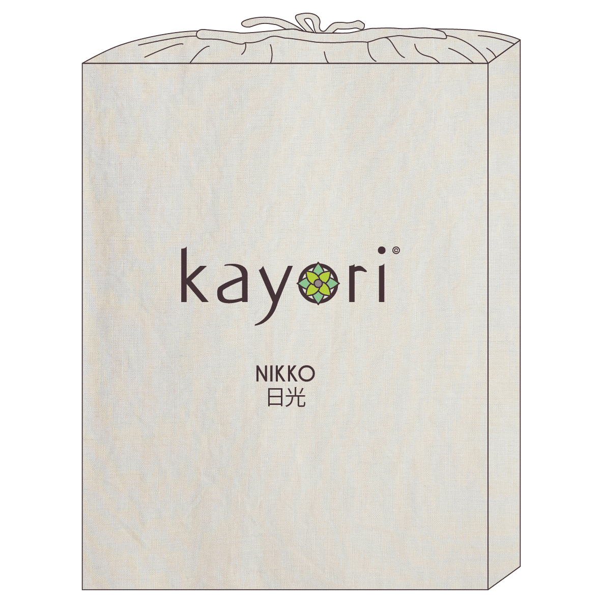 Kayori Nikko Plaid 150/220 Ecru - Afbeelding 2