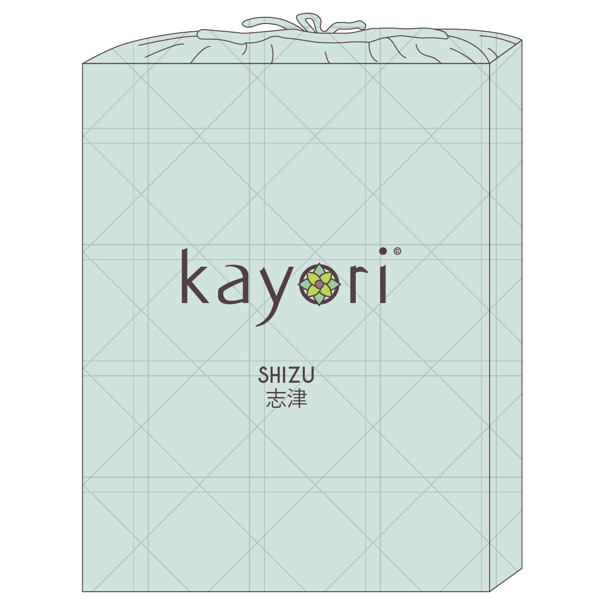 Kayori dekbedovertrek Shizu Mintgroen