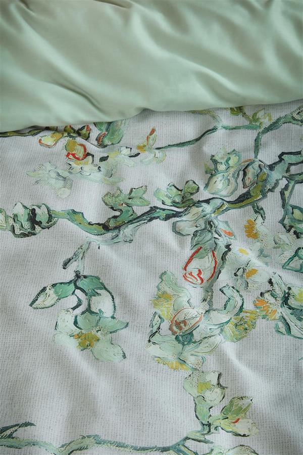 Beddinghouse x Van Gogh Museum Blossom Grijs dekbedovertrek - Afbeelding 4