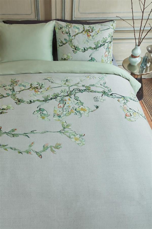 Beddinghouse x Van Gogh Museum Blossom Grijs dekbedovertrek - Afbeelding 2