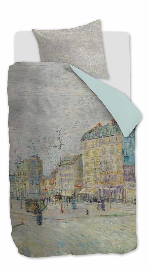 Beddinghouse x Van Gogh Museum Boulevard Grijs dekbedovertrek - Afbeelding 5