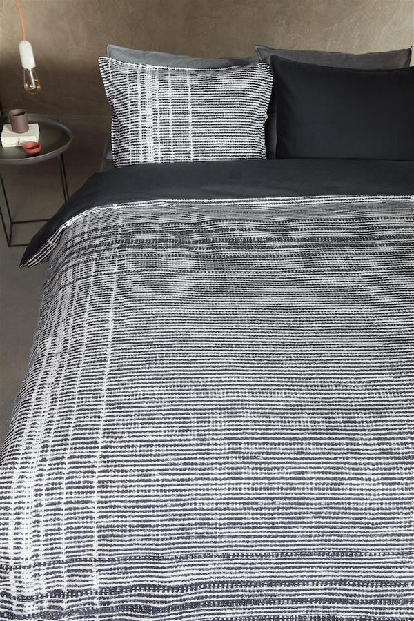 vtwonen Check XL Zwart dekbedovertrek - Afbeelding 2