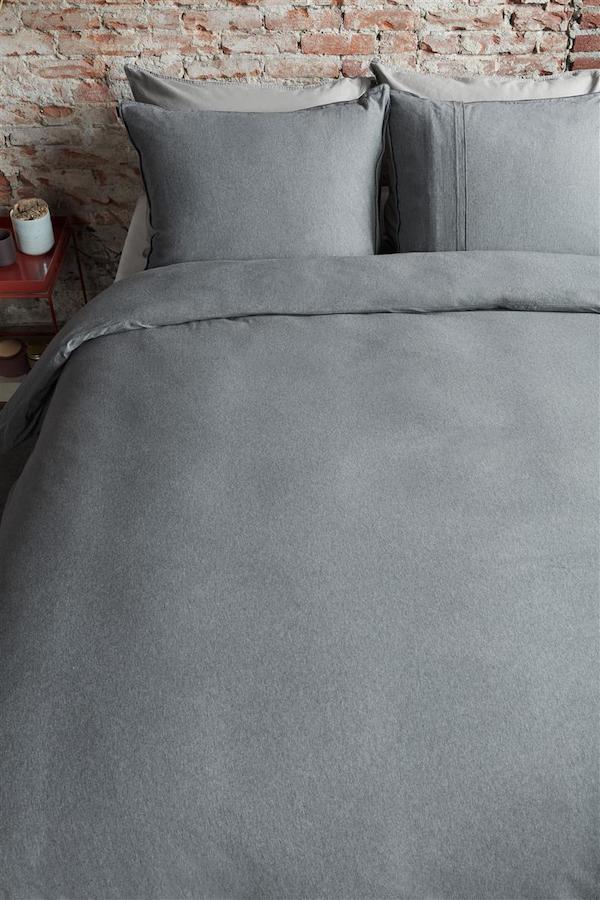 vtwonen Comfy Donkergrijs dekbedovertrek dekbedovertrek - Afbeelding 2