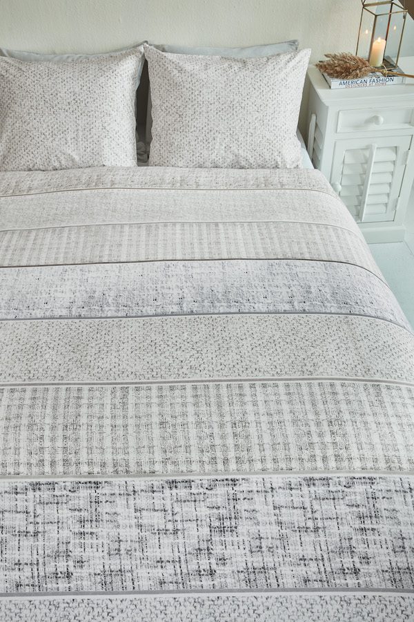 Rivièra Maison Fancy Bouclé Zand dekbedovertrek