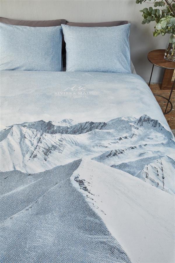 Rivièra Maison Moritz Mountain Blauwgrijs dekbedovertrek - Afbeelding 2