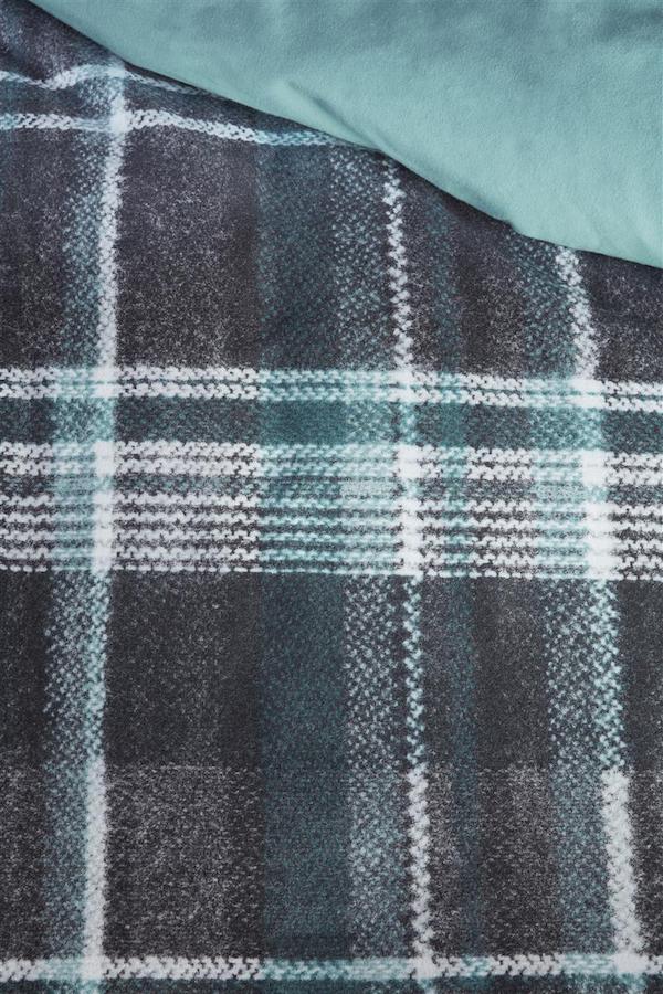 Rivièra Maison Tartan Tweed Blauw dekbedovertrek - Afbeelding 4
