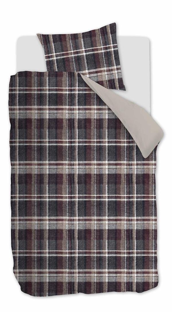 Rivièra Maison Tartan Tweed Zand dekbedovertrek - Afbeelding 5