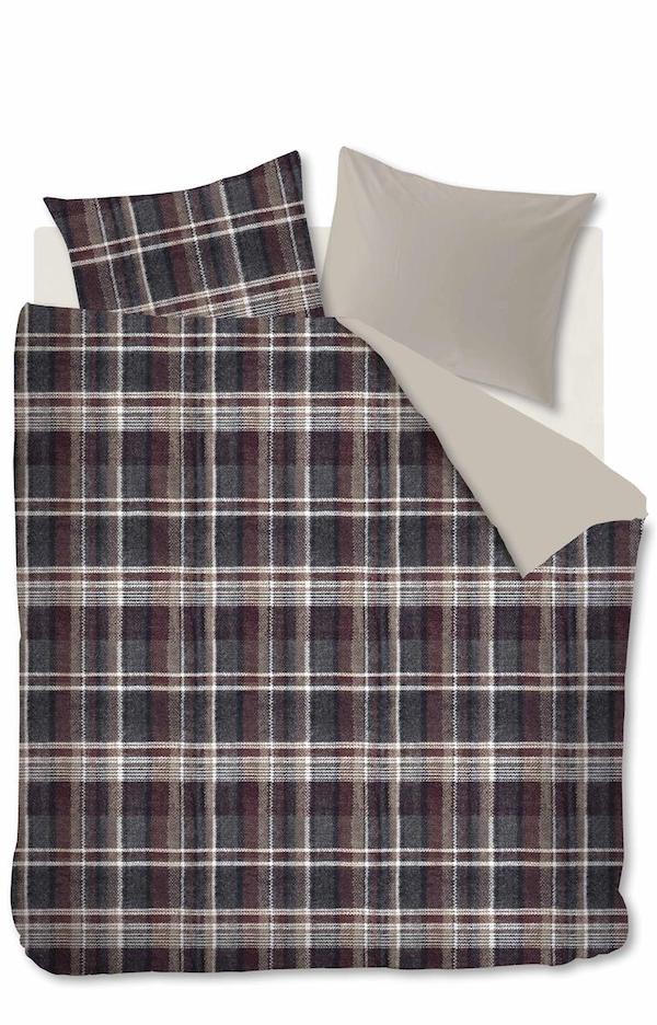 Rivièra Maison Tartan Tweed Zand dekbedovertrek