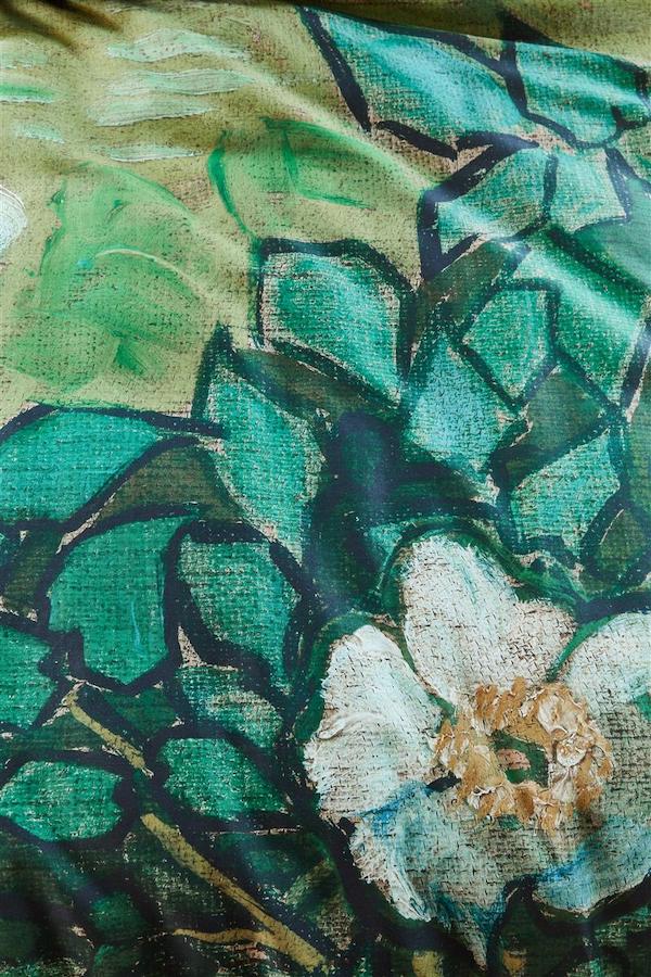Beddinghouse x Van Gogh Museum Wild Roses Groen dekbedovertrek - Afbeelding 4