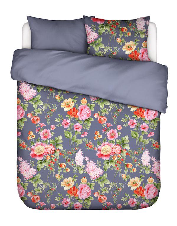 Ezzenza dekbedovertrek Claudi Washed Blue