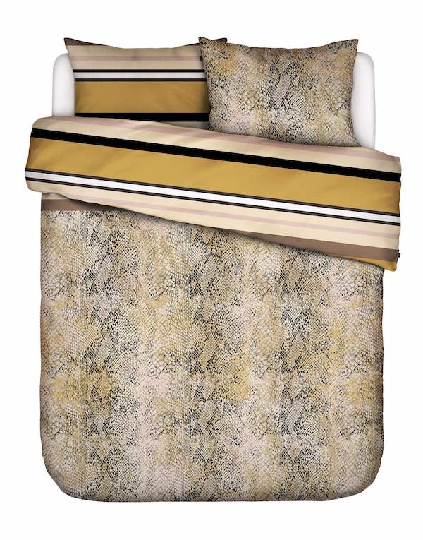 Ezzenza dekbedovertrek Cleo Mustard