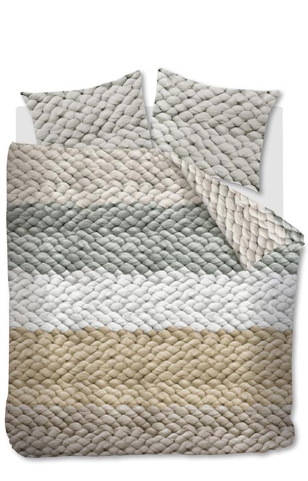 Ariadne at Home dekbedovertrek Chunky Groen