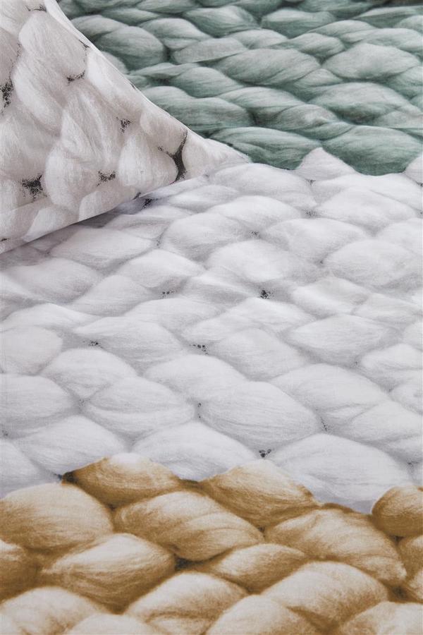 Ariadne at Home dekbedovertrek Chunky Groen - Afbeelding 3