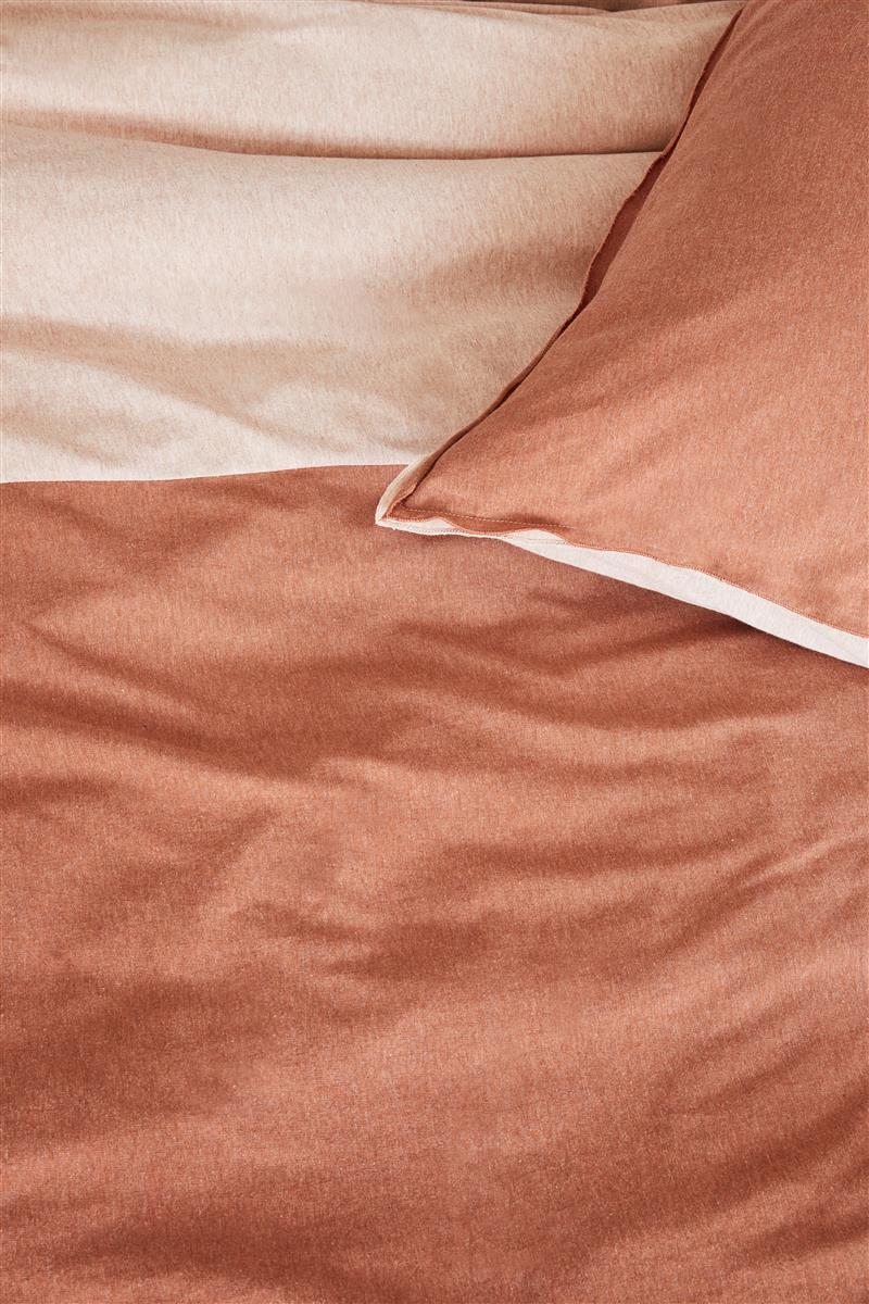 VT Wonen dekbedovertrek Comfy Duotone Oker - Afbeelding 3