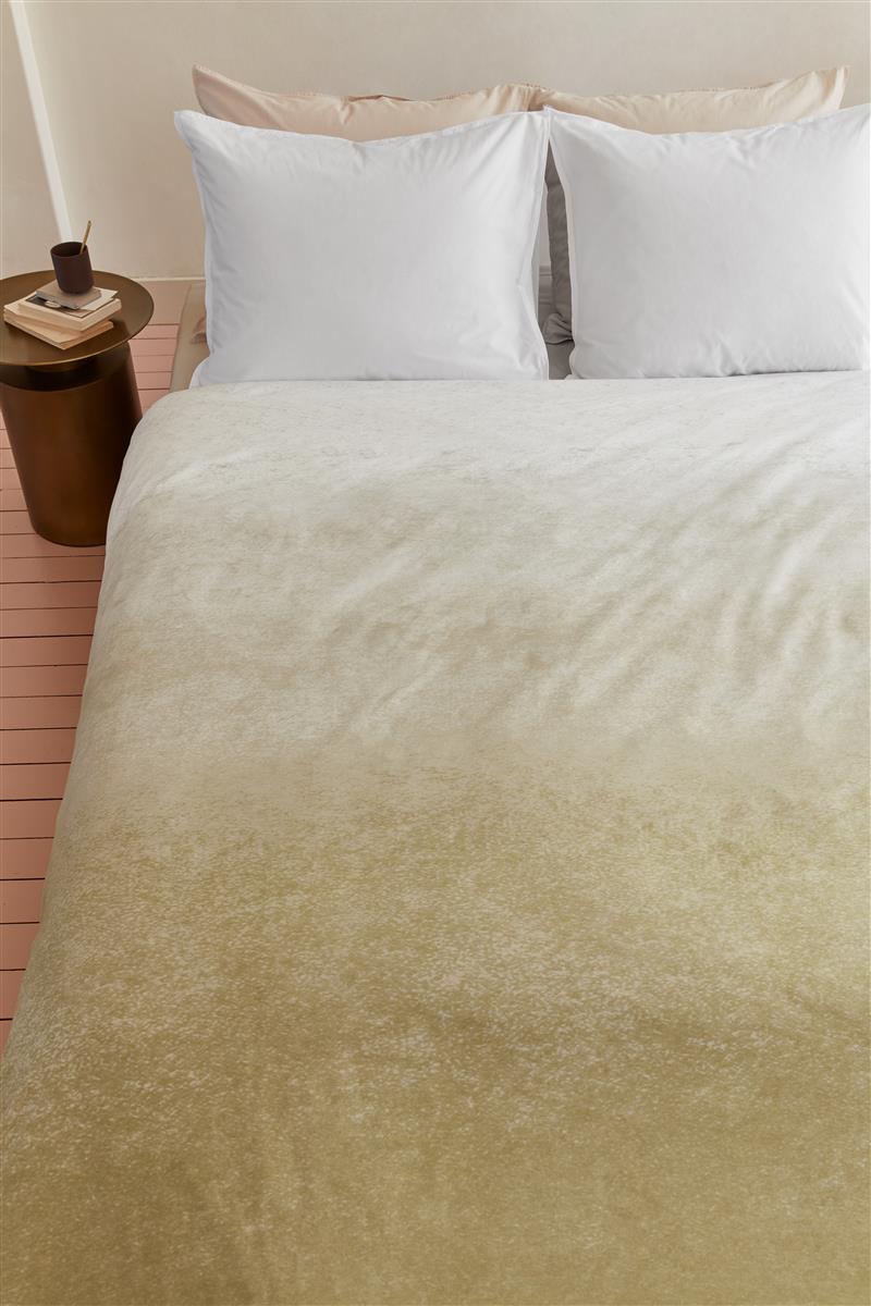 VT Wonen dekbedovertrek Dip Dye Oker - Afbeelding 2