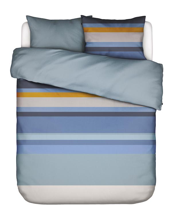 Ezzenza dekbedovertrek Edith Blue Granite