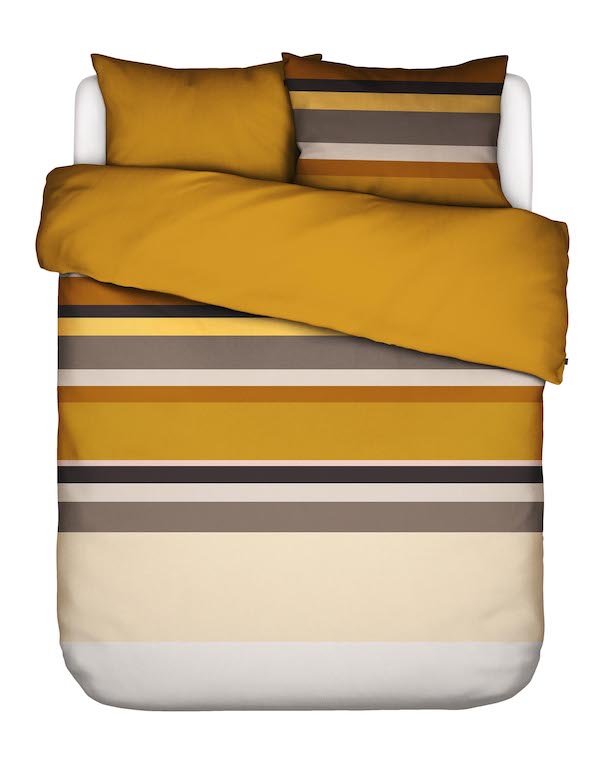 Ezzenza dekbedovertrek Edith Mustard