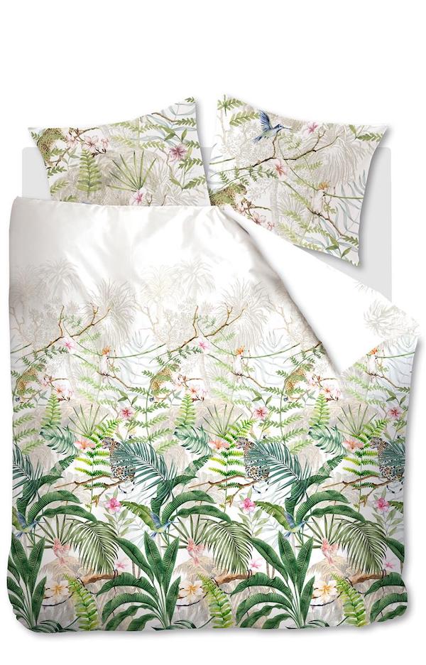 At Home by Beddinghouse dekbedovertrek Eldorado Groen