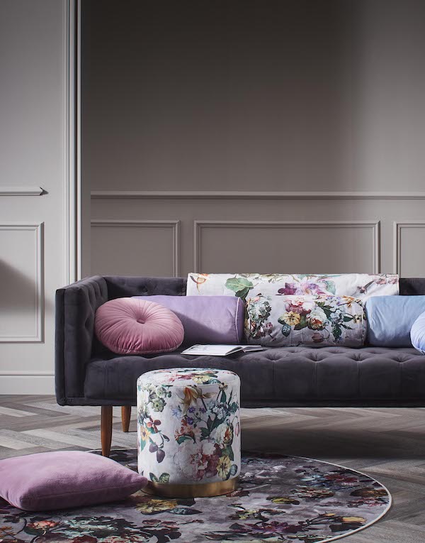 Essenza Fleur Finest Grey Karpet - Afbeelding 2