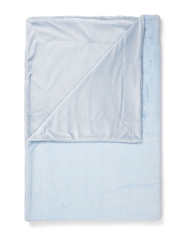 Essenza Furry Plaid Iceblue