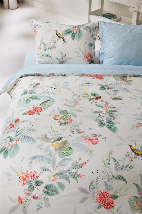 Pip Studio dekbedovertrek Floris Wit - Afbeelding 4