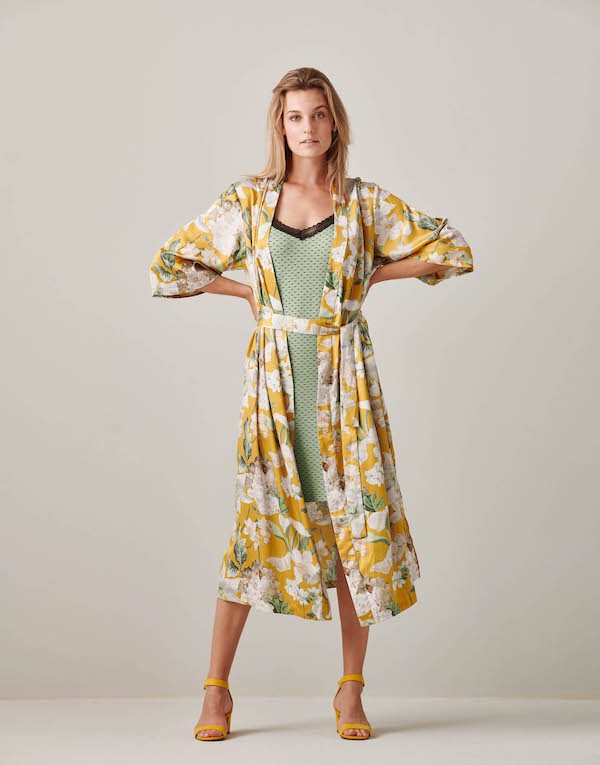 Essenza Ilona Rosalee Kimono Yellow - Afbeelding 3