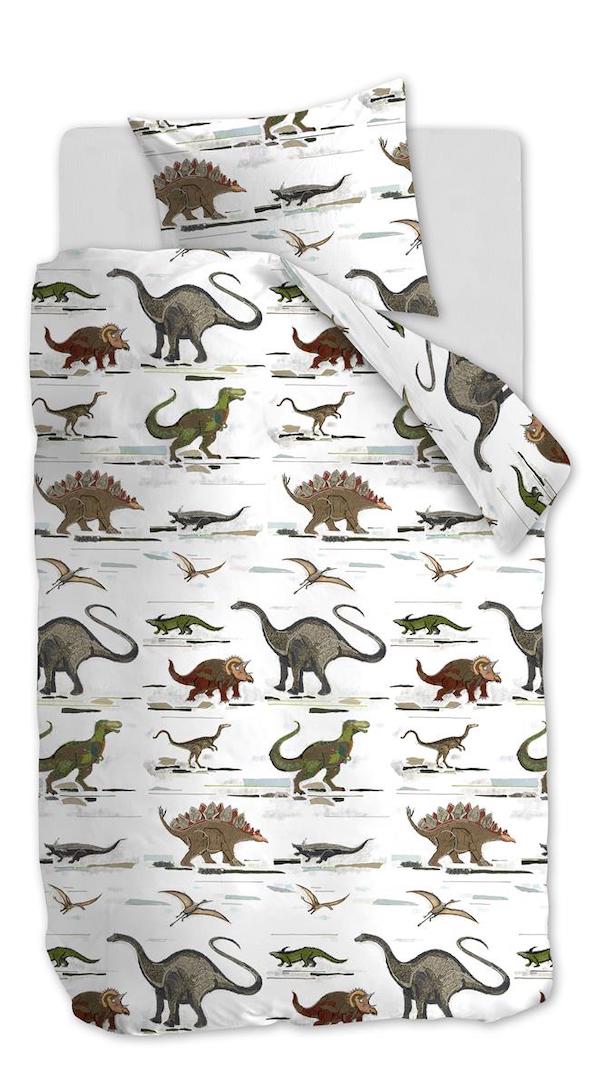 Beddinghouse dekbedovertrek Kids Jurassic Groen