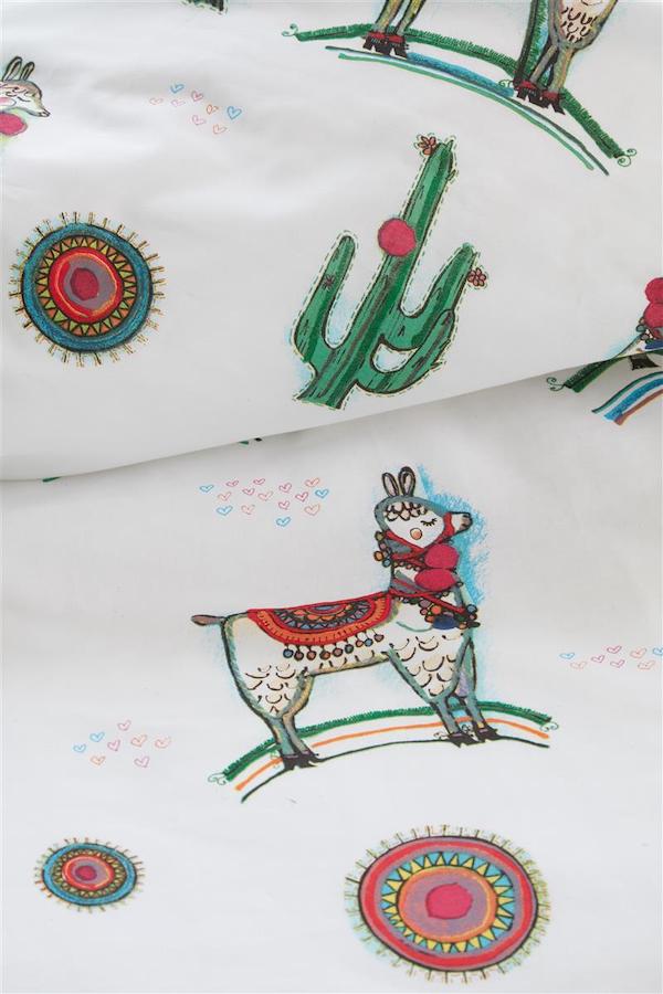Beddinghouse dekbedovertrek Kids Lama Multi - Afbeelding 2