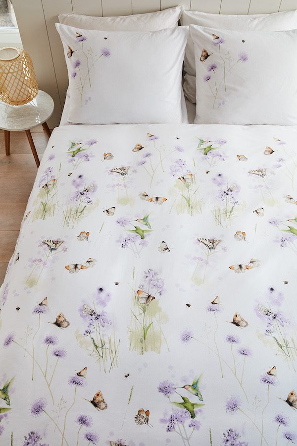Marjolein Bastin dekbedovertrek Nectar Paars - Afbeelding 2