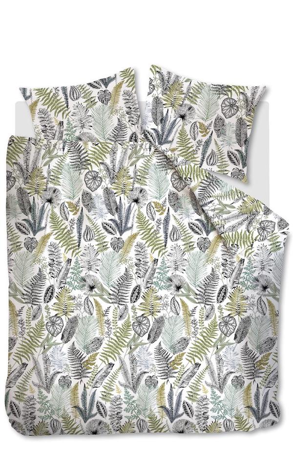 At Home by Beddinghouse dekbedovertrek Primeval Groen