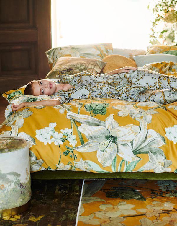 Ezzenza dekbedovertrek Rosalee Mustard - Afbeelding 4