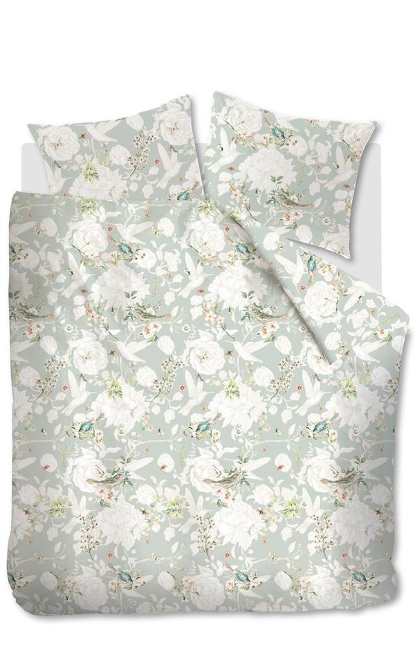 Ariadne at Home dekbedovertrek Romantic Garden Groen