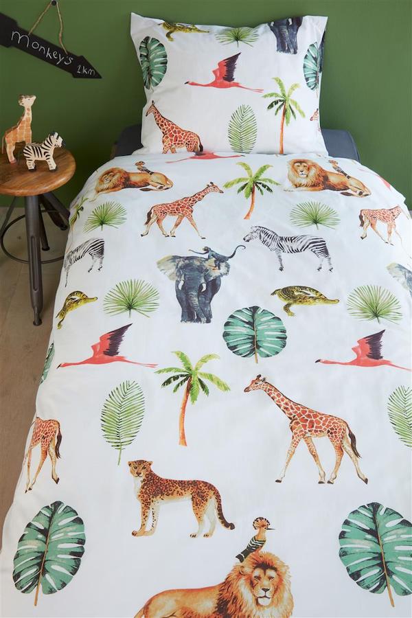 Beddinghouse dekbedovertrek Kids Savanna Friends Multi - Afbeelding 3