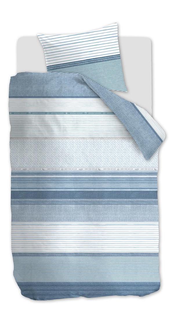 Rivièra Maison dekbedovertrek Save the Ocean Blauw - Afbeelding 3