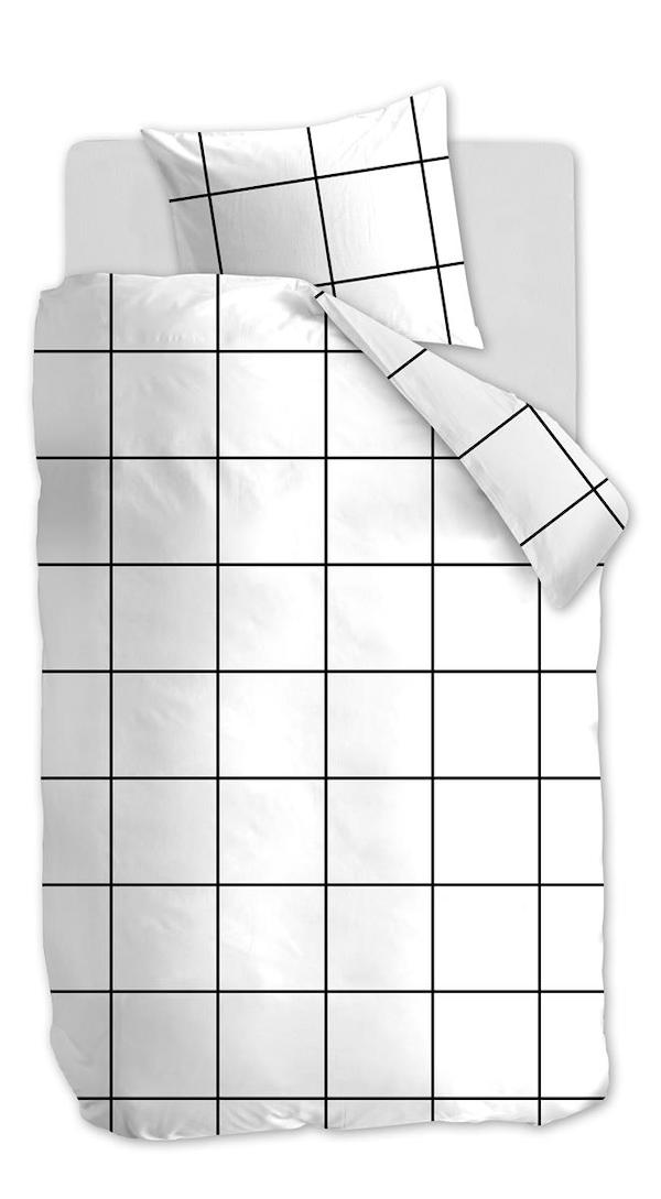 At Home by Beddinghouse dekbedovertrek Simple Wit - Afbeelding 4