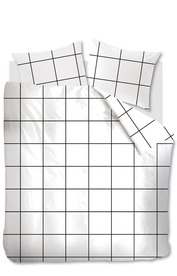 At Home by Beddinghouse dekbedovertrek Simple Wit