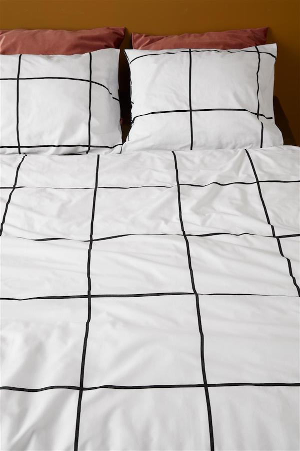 At Home by Beddinghouse dekbedovertrek Simple Wit - Afbeelding 2